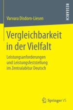 Vergleichbarkeit in der Vielfalt af Varvara Disdorn-Liesen