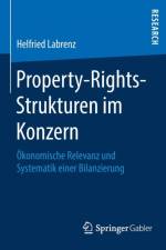 Property-Rights-Strukturen Im Konzern af Helfried Labrenz