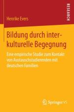 Bildung durch interkulturelle Begegnung af Henrike Evers