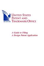 Guide to Filing A Design Patent Application af United States Patent and Trademark Office