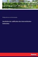 Geschichte der codification des oesterreichischen Zivilrechtes af Philipp Harras Von Harrasowsky