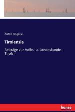 Tirolensia af Anton Zingerle