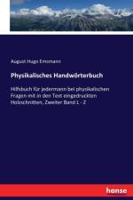 Physikalisches Handwoerterbuch af August Hugo Emsmann