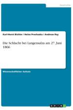 Schlacht bei Langensalza am 27. Juni 1866 af Karl-Horst Bichler