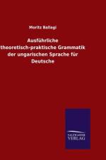 Ausfuhrliche theoretisch-praktische Grammatik der ungarischen Sprache fur Deutsche