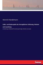 Volks- und Kinderspiele der Herzogthumer Schleswig, Holstein und Lauenburg