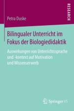 Bilingualer Unterricht Im Fokus Der Biologiedidaktik af Petra Duske
