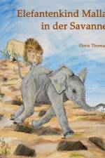Elefantenkind Malla in der Savanne af Doris Thomas