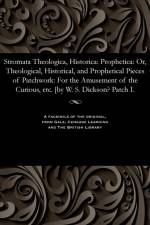 Stromata Theologica, Historica af William Steel Dickson