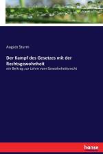 Kampf des Gesetzes mit der Rechtsgewohnheit af August Sturm