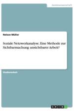 Soziale Netzwerkanalyse. Eine Methode zur Sichtbarmachung unsichtbarer Arbeit? af Nelson Müller