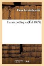 Essais Poetiques af Pierre Lachambeaudie