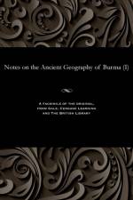 Notes on the Ancient Geography of Burma (I) af H H Hayden