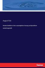 Hesiods Gedichte in ihrer ursprunglichen Fassung und Sprachform wiederhergestellt af August Fick