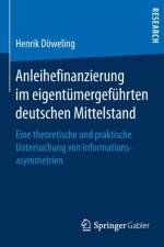 Anleihefinanzierung Im Eigentumergefuhrten Deutschen Mittelstand af Henrik Doeweling