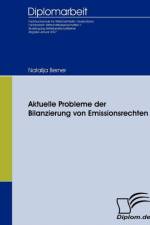 Aktuelle Probleme der Bilanzierung von Emissionsrechten af Natalija Berner