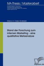Stand der Forschung zum internen Marketing af Marco A Caiza Andresen