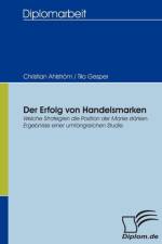 Erfolg von Handelsmarken af Tilo Gesper