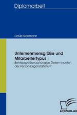 Unternehmensgroesse und Mitarbeitertypus af David Kleemann