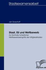 Staat, EU und Wettbewerb af Jan Groschoff