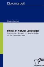 Strings of Natural Languages af Markus Stengel