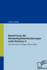 Berechnung der Mindestkapitalanforderungen unter Solvency II af Verena Nallin
