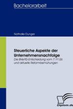 Steuerliche Aspekte der Unternehmensnachfolge af Nathalie Dunger