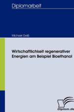 Wirtschaftlichkeit regenerativer Energien am Beispiel Bioethanol af Michael Geiss