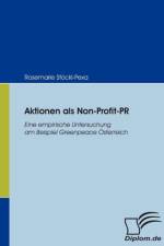 Aktionen als Non-Profit-PR af Rosemarie Stoeckl-Pexa