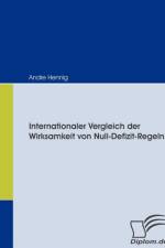Internationaler Vergleich der Wirksamkeit von Null-Defizit-Regeln af Andre Hennig