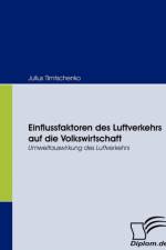 Einflussfaktoren des Luftverkehrs auf die Volkswirtschaft af Julius Timtschenko