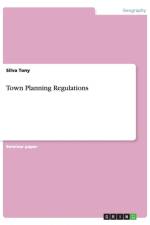 Town Planning Regulations af Silva Tony