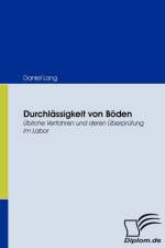 Durchlassigkeit von Boeden af Daniel Lang