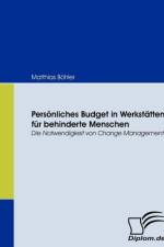 Persoenliches Budget in Werkstatten fur behinderte Menschen af Matthias Boehler