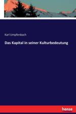 Kapital in seiner Kulturbedeutung af Karl Umpfenbach