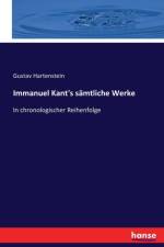 Immanuel Kant's samtliche Werke af Gustav Hartenstein