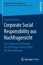 Corporate Social Responsibility Aus Nachfragersicht af Stephan Hanisch