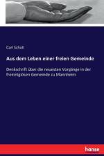Aus dem Leben einer freien Gemeinde af Carl Scholl