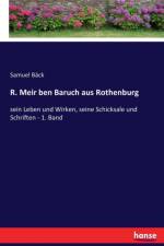 R. Meir ben Baruch aus Rothenburg af Samuel Back