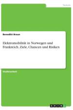 Elektromobilitat in Norwegen und Frankreich. Ziele, Chancen und Risiken af Benedikt Braun