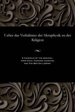 Ueber Das Verh ltnisz Der Metaphysik Zu Der Religion af August Wilhelm Rehberg