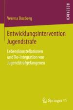 Entwicklungsintervention Jugendstrafe af Verena Boxberg