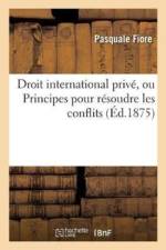 Droit International Prive af Pasquale Fiore