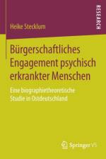Burgerschaftliches Engagement Psychisch Erkrankter Menschen af Heike Stecklum