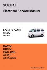 Suzuki Every Van Electrical Service Manual Db52v Da52v af James Danko