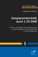 Energiepreiskontrolle durch 29 GWB af Alexandra Frerichs
