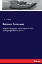 Raub und Erpressung af Carl Villnow