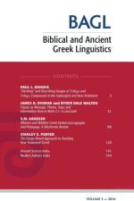 Biblical and Ancient Greek Linguistics, Volume 3