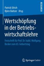 Wertschoepfung in Der Betriebswirtschaftslehre