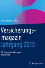Versicherungsmagazin - Jahrgang 2015